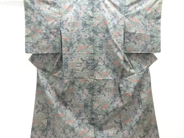JAPANESE KIMONO / DORO OSHIMA TSUMUGI (5 maruki)